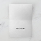 slaperige chimpansee voor humoristische verjaardag kaart (Binnen)