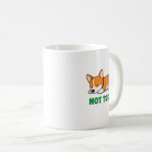Slaperige Corgi Niet Vandaag Koffiemok (Voorkant rechts)