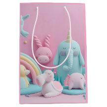 Slaperige dieren op roze