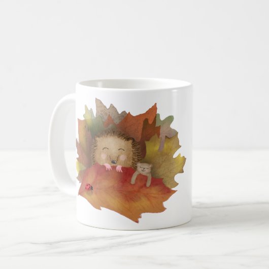 Slaperige egel 'born to be wild' mok (Voorkant links)