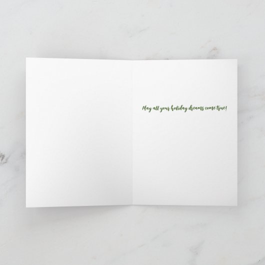 Slaperige elf kaart (Binnen)