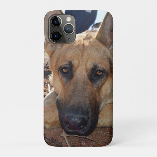 Slaperige Entilment: Jonge Alsatische Herdershond, Case-Mate iPhone Case (Achterkant)