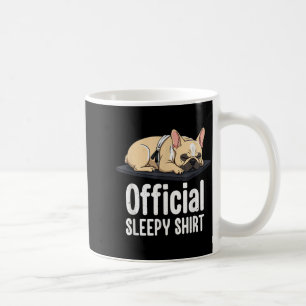 Slaperige Franse Bulldog Grappige Hond Liefhebbers Koffiemok