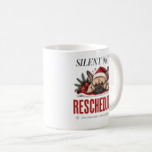 Slaperige Frenchie Kerst Citaat Mok Ontwerp (Voorkant rechts)
