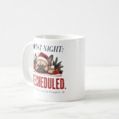 Slaperige Frenchie Kerst Citaat Mok Ontwerp (Voorkant links)