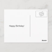 Slaperige Golden Retriever in Pyjama Verjaardag Briefkaart (Achterkant)