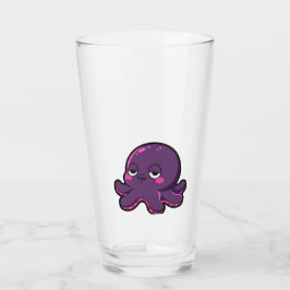 Slaperige Grappige Octopus Glas