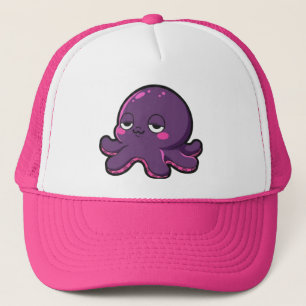 Slaperige Grappige Octopus Trucker Pet