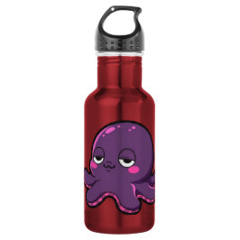Slaperige Grappige Octopus  Waterfles