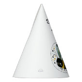 slaperige grillige bij feesthoedjes (Links)