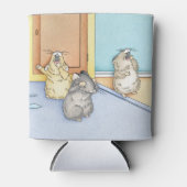 Slaperige hamsters blikjeskoeler (Voorkant)