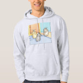 Slaperige hamsters hoodie (Voorkant)