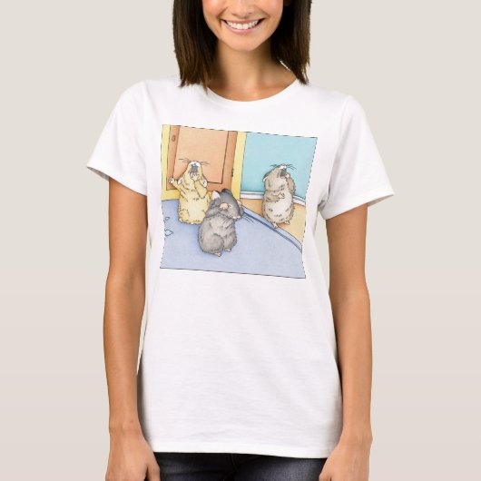 Slaperige hamsters t-shirt (Voorkant)