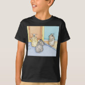 Slaperige hamsters t-shirt (Voorkant)