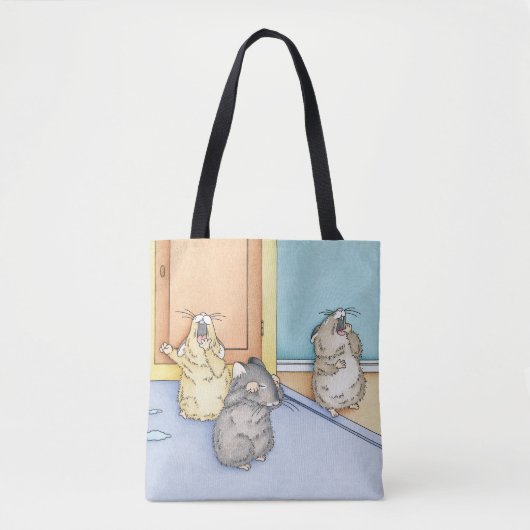 Slaperige hamsters tote bag (Voorkant)