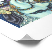 SLAPERIGE HOLLE HEKS EENHOORN UIL, HALLOWEEN FANTA POSTER (Hoek)