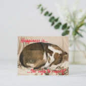 Slaperige Hond Briefkaart (Staand voorkant)