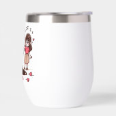 Slaperige jongen en meisje met bloemen (Links)