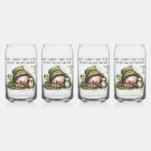 Slaperige Kabouter Blikvorm Glas (Voorkant)