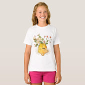 Slaperige kaneelkat t-shirt (Voorkant volledig)