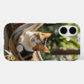 Slaperige kat in hangmat Case-Mate iPhone case (Achterkant (horizontaal))