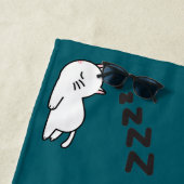 Slaperige Kat Kat Strandlaken (In situ)