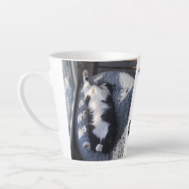 Slaperige Kat Latte Mok
