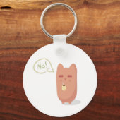 Slaperige kat sleutelhanger (Voorkant)