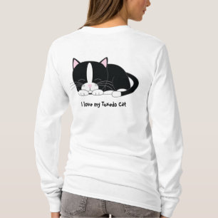Slaperige Kat {Tuxedo} T-shirt