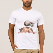 Slaperige katten t-shirt (Voorkant)
