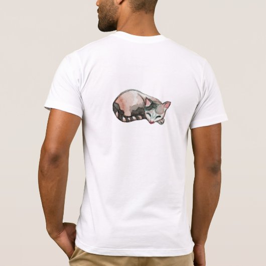 Slaperige katten t-shirt (Achterkant)