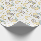 Slaperige Kitty Kat Cadeaupapier (Hoek)