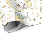 Slaperige Kitty Kat Cadeaupapier (Rol Hoek)