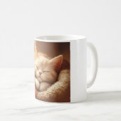 Slaperige kitty koffiemok (Voorkant rechts)