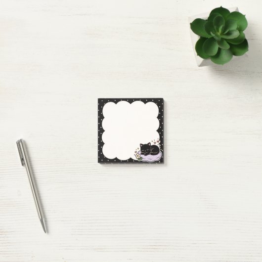 Slaperige Kitty Post-it® Notes (Kantoor)
