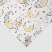 Slaperige Kitty Tissuepapier (Detail)