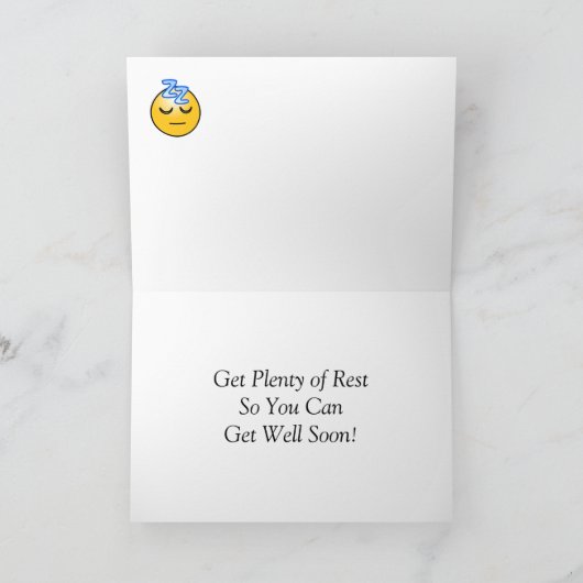 Slaperige klanknabootsing zzZZ, ontspanning het Kaart (Binnen)