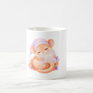 Slaperige Kleine Muis Koffiemok