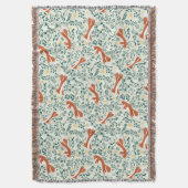 Slaperige kleine vossen deken (Voorkant Verticaal)