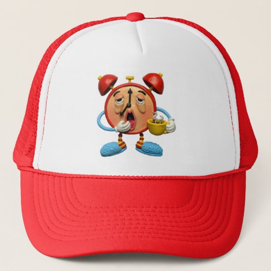 Slaperige Klok Trucker Pet (Voorkant)