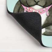 Slaperige Knuffel Tuxedo Kat Muisermat Muismat (Hoek)