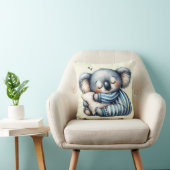 Slaperige Koala Beer Worp Kussen (Stoel)