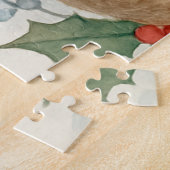 Slaperige luiaard met winterbloei legpuzzel (Zijkant)