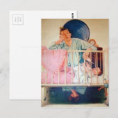  slaperige pap briefkaart (Voorkant / Achterkant)