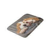 Slaperige Puppies Badmat (Gekanteld)