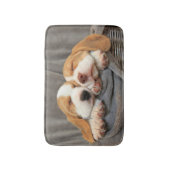Slaperige Puppies Badmat (Voorkant Verticaal)
