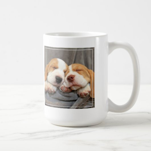 Slaperige Puppies Koffiemok (Rechts)