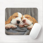 Slaperige Puppies Muismat (Met muis)