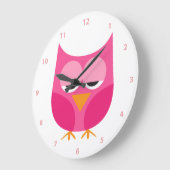 Slaperige roze boomkorren met getallen grote klok (Hoek)