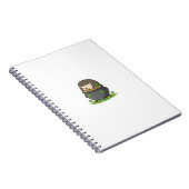Slaperige Schatbewaarder Egel St.Patrick's Dag Notitieboek (Rechterzijde)